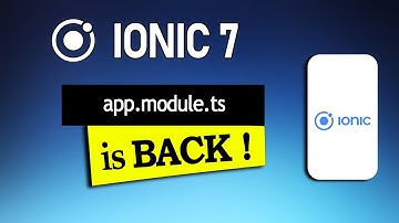 Ionic - app.module.ts is Back! Learn to transform app from Modular to Standalone Approach.