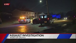 Police investigating an assault in Webster Groves