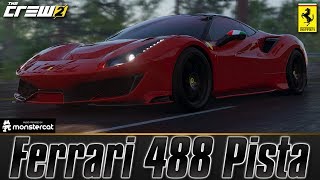 The 488 pista makes its official racing game debut in crew 2 as game's
fastest prancing horse, that seriously needs better steering and
aero... top s...