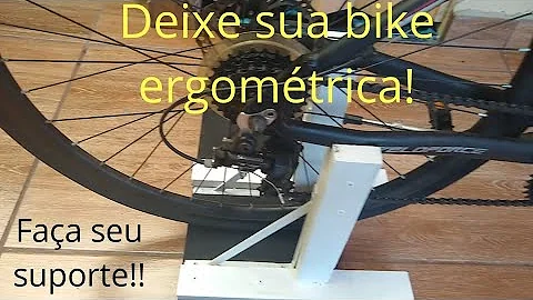 Como transformar a bicicleta comum em ergométrica?