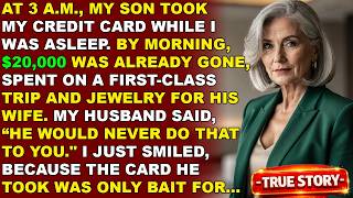 My son secretly took my credit card and spent $20K with his wife, but he didn’t know this card...