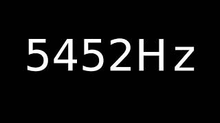 Speaker Sound Test 5452Hz