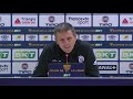 Conférence de presse OM - RCSA ( 1-1 2 tab à 4 ) (1/8 de finale)  /2018-19