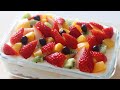 クリスマスに♪市販のスポンジケーキで簡単美味しいスコップケーキの作り方／How to make Scoop Cake