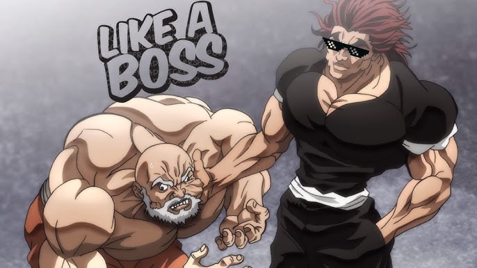 BAKI HANMA VS YUJIRO HANMA #anime #animes #animeshorts #baki #bakihanma 