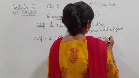 Class I Computer 07 08 2021 by Ms Poonam Singh