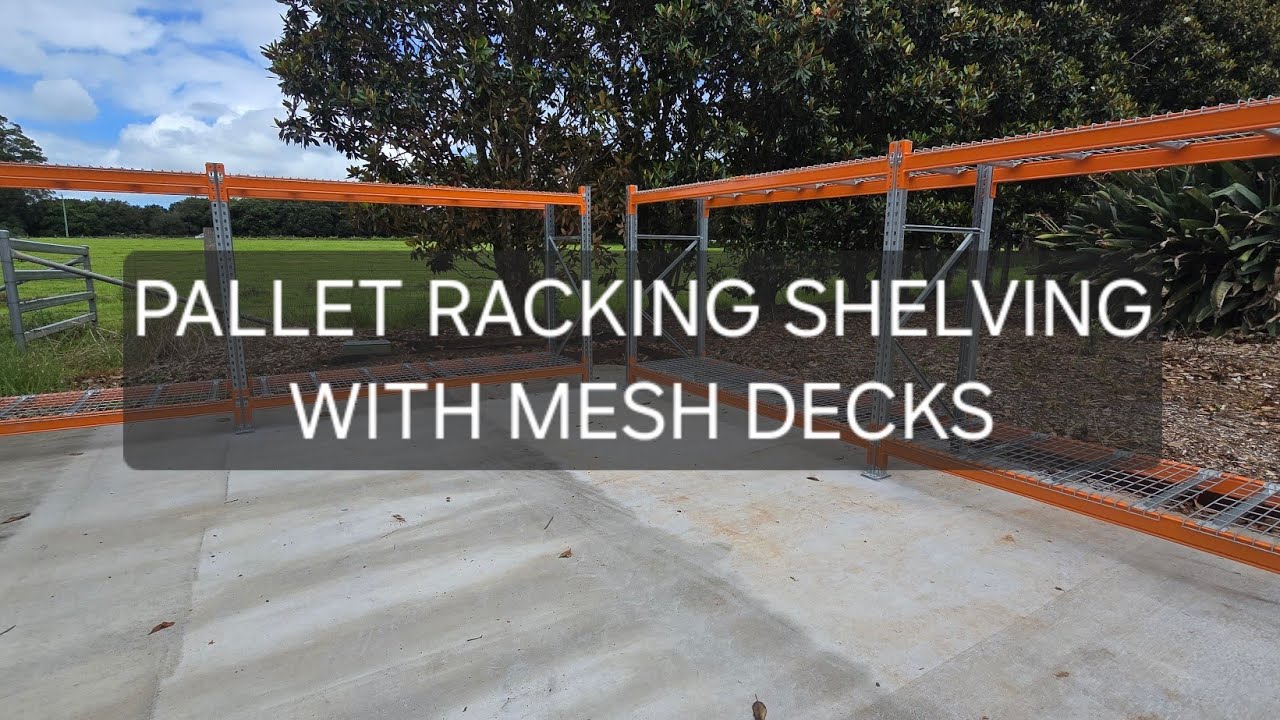 Pallet Racking with Mesh Decks