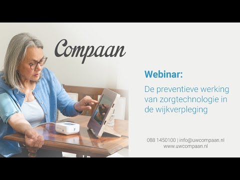 Webinar: De preventieve werking van zorgtechnologie in de wijkverpleging