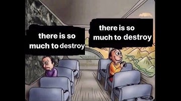 The passion for destruction and the joy of disruption