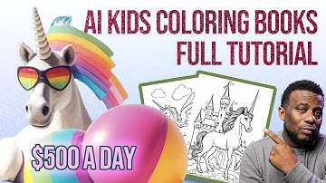 Make $500 a day With Coloring Books Using ChatGPT & Midjourney