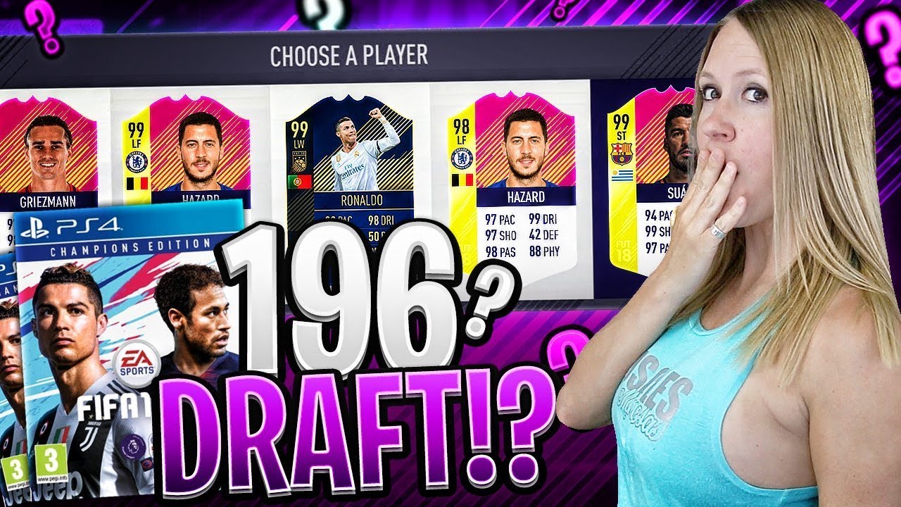 99.99 % IMPOSSIBLE 196 RATED FUT DRAFT CHALLENGE! FIFA 18