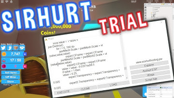 🔥OMG🔥 SirHurt Trial | Full Lua Script Executor | Loadstring, GetObj, Httpget & More | WORKING!!