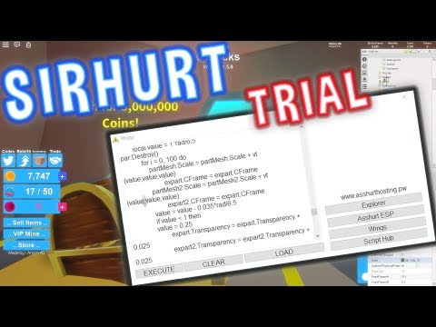 🔥OMG🔥 SirHurt Trial | Full Lua Script Executor | Loadstring, GetObj, Httpget & More | WORKING!!