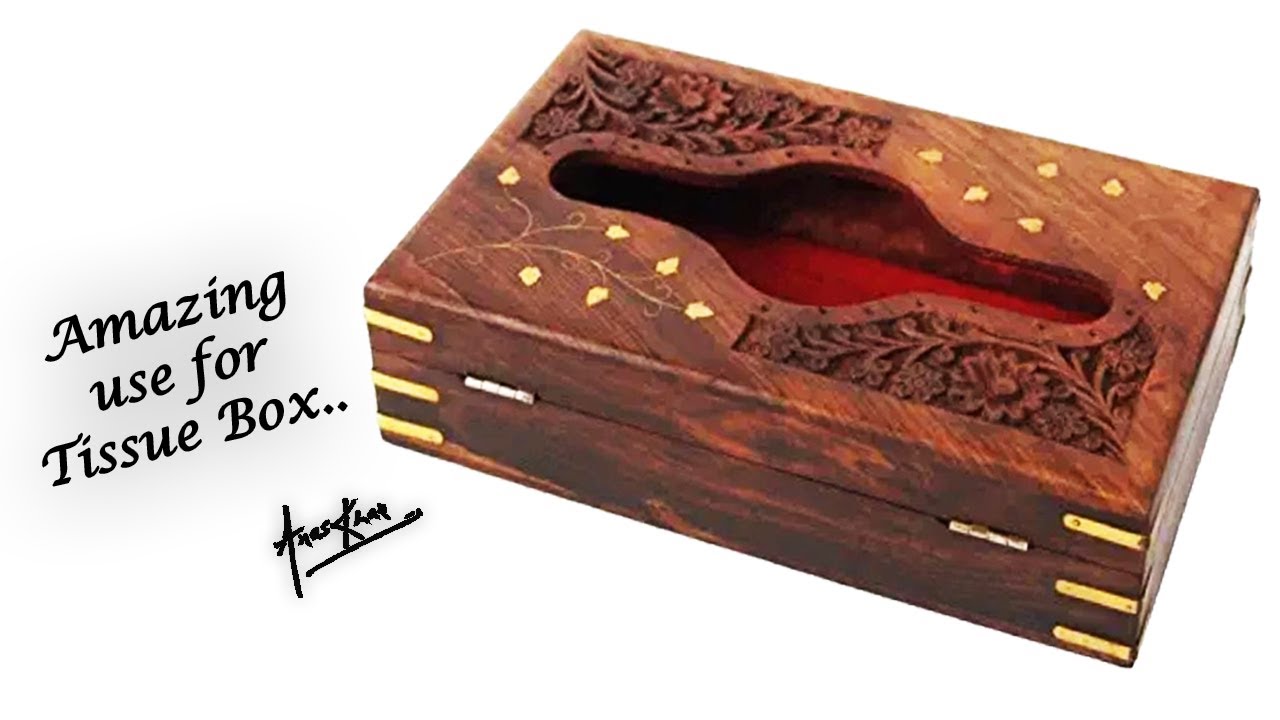 Royal tissue paper box..pure sheesham wood..All India Delivery