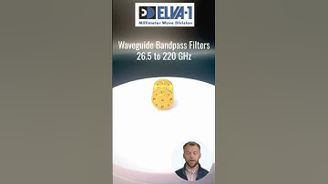 ELVA-1 Waveguide Bandpass Filter with Harmonic Suppression 26.5 to 220 GHz #Shorts