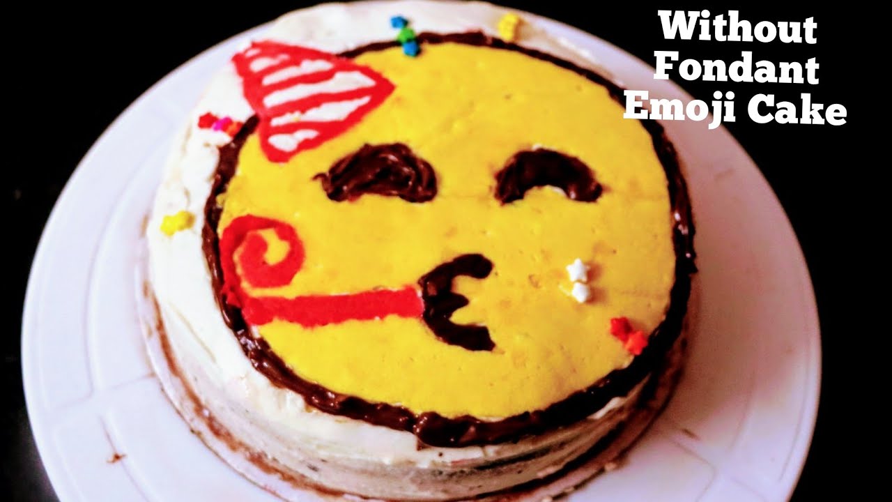 Emoji cake /Birthday cake /Emoji Cake for Kid/ Emoji Cake without ...