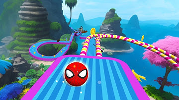 Sky Rolling Balls 3D Gameplay 💥 Naftrix Gaming Game 228 Android iOS