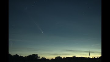 Comet C/2023 A3 (Tsuchinshan-ATLAS) Over Kiel – Timelapse (October 15, 2024)