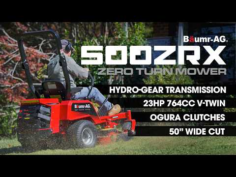 Baumr-AG 500ZRX ride-on mower