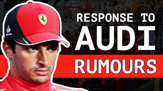 Carlos Sainz Directly Responds To Audi Rumours