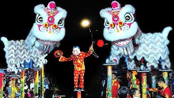 Múa Lân Ông Địa vui Tết Trung Thu 2025 Hay Nhất , LSR Vương Anh Đường diễn Lân nhảy Mai Hoa Thung