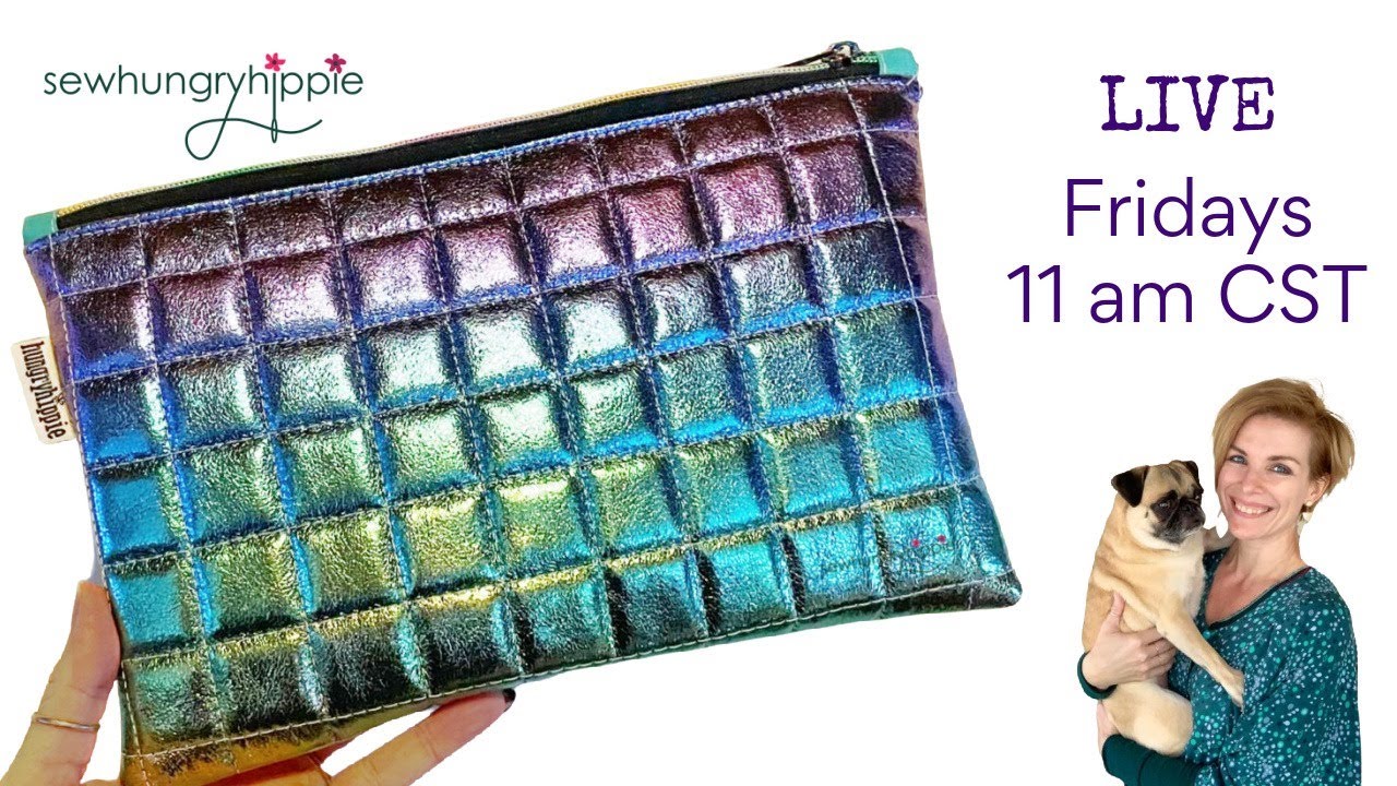 Quilting SOFT Vinyl make a zipper pouch YouTube