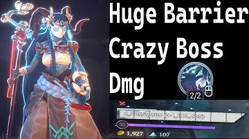 Nachia Fenrir Build +3m Barrier and Crazy Boss Damage Nightmare Difficulty | Shape of Dreams