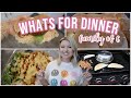 EASY DINNER IDEAS | WHAT&#39;S FOR DINNER FOR MY FAMILY OF 6 | WW DINNER IDEAS