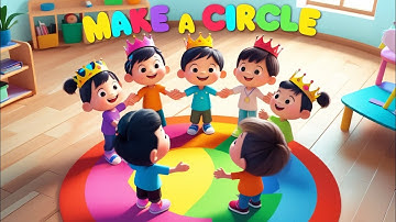 Make a circle rhymes| Action song| @BABYFUN-rhymes-tales 