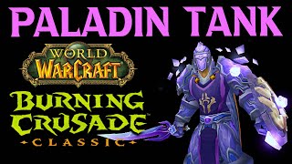 WoW TBC Anniversary Paladin Tank Guide