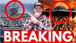 U.s. Aircraft Carrier On Fire Stealth Bombers Hammer Irans Secret Base
