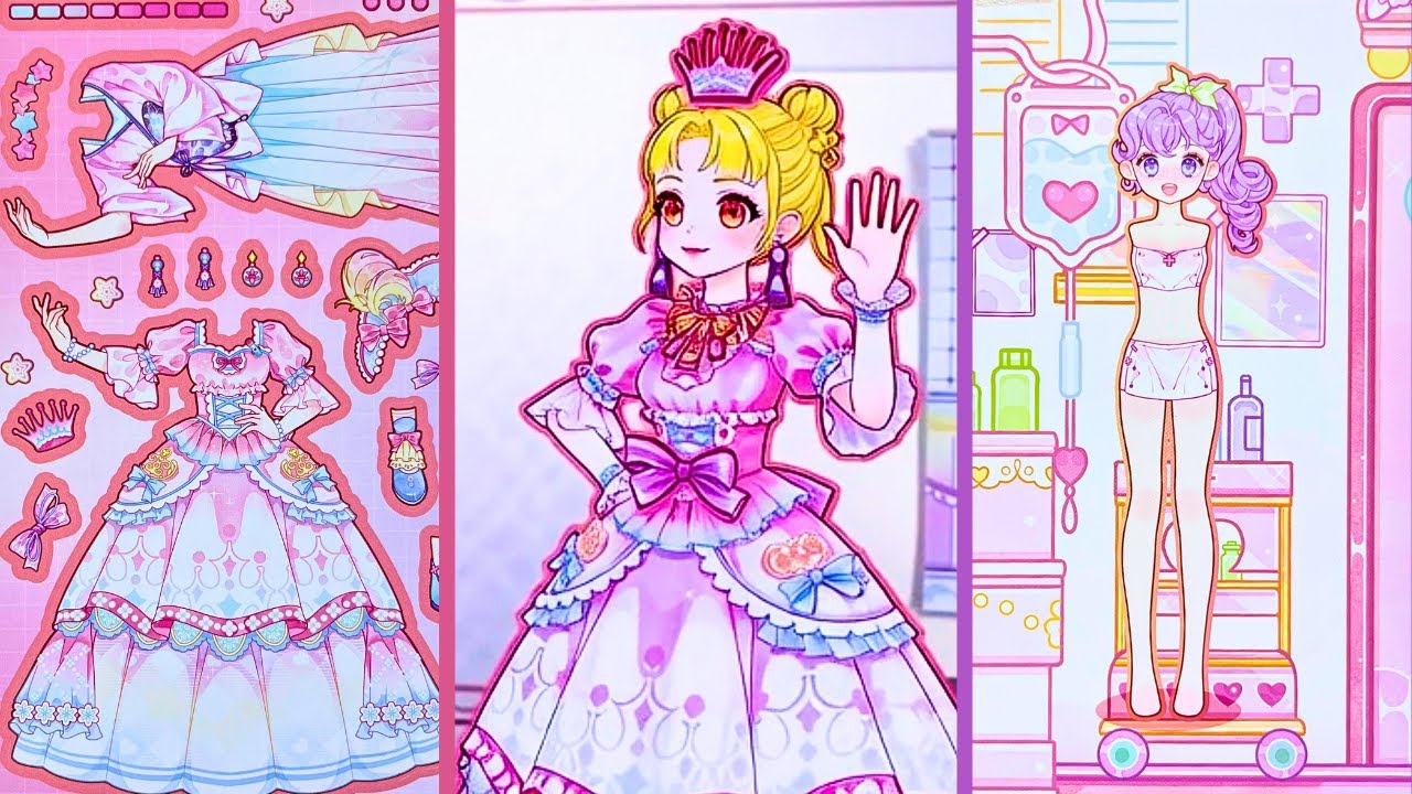 💗Cute Girl Sticker Dress Up✨| Kawaii Anime Makeover (So Relaxing)