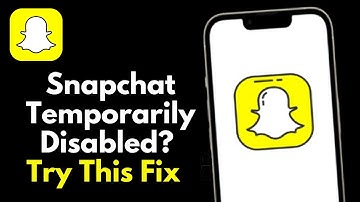 Snapchat Temporarily Disabled? Try This Fix (100% Working – 2025)