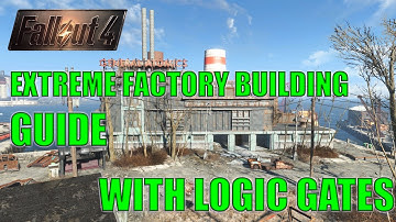 Fallout 4 Extreme Factory building. Automatic entrance logic gate guide
