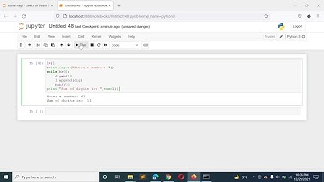 Python Program to Find the Sum of Digits in a Number without Recursion