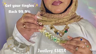 Get your tingles back ✨💯 asmr jwellery scratching tapping , face tapping and whispering 😴💕 