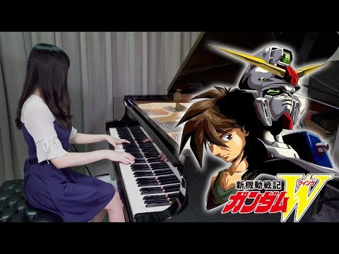 gundam-wing-opening-1「just-communication」ru's-piano