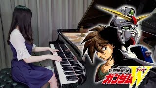 Video thumbnail of "Gundam Wing Opening 1「Just Communication」Ru's Piano"