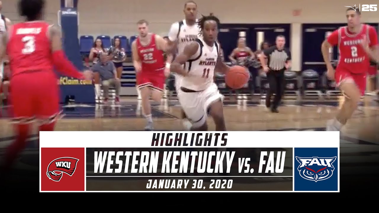 Western Kentucky Vs Fau Basketball Highlights 2019 20 Stadium Youtube