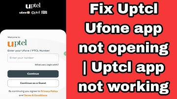 Herstel de Uptcl Ufone-app die niet opengaat 2025 | Mijn Ufone-app gaat niet open | De Uptcl-app ...