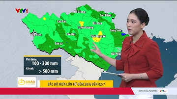 Thời tiết ngày 27/6: Cảnh báo mưa lớn tại Bắc Bộ, nguy cơ ngập úng, sạt lở đất | VTV24