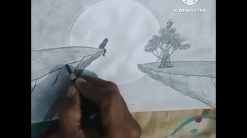 how to draw a boy in moonlight for beginners, pencil sketch