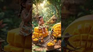 🥭 “Welcome to the Tiny Mango World 🌴✨”#MiniatureWorld#CGIAnimation