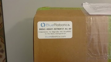 Unpacking Heavy Configuration Retrofit Kit for BlueRov2 CREACOOP