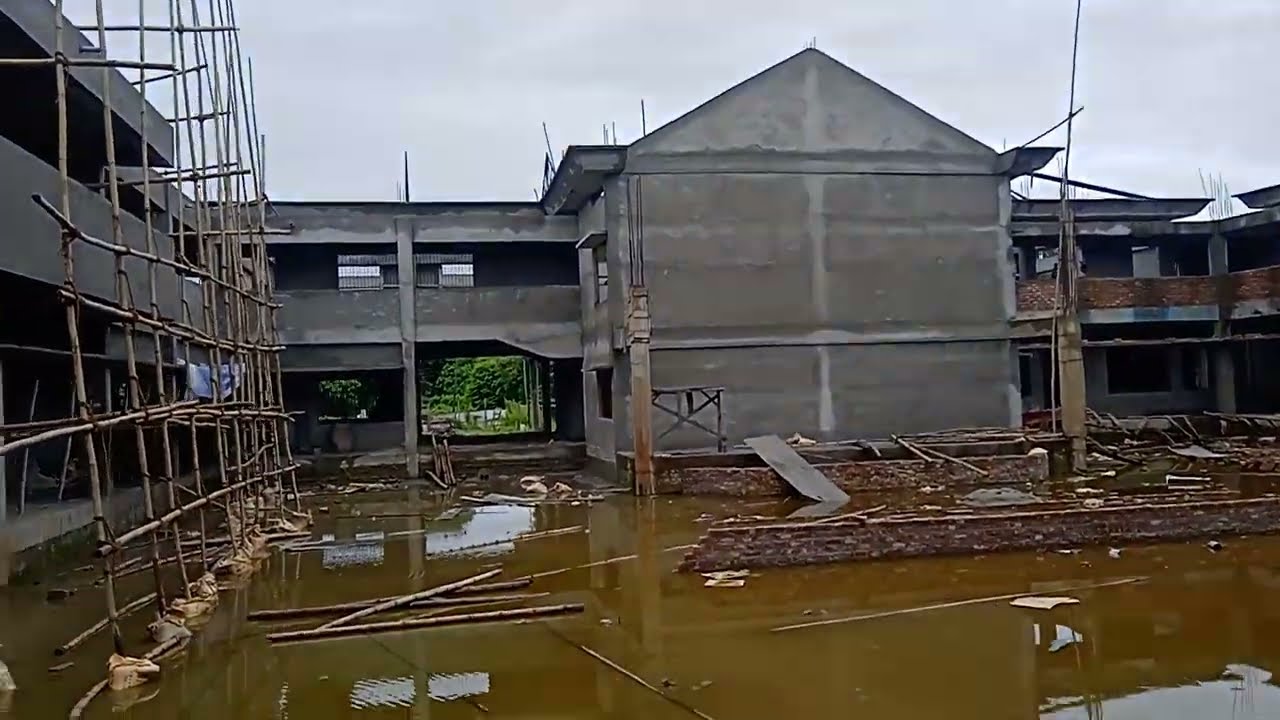 New model college construction at Udalguri,Daifang Nwlwbari