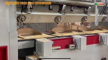 Máy cnc 4 trục 16 dao Wm-4x4H bàn lật 360 độ Woodmaster