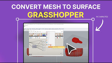 Converting Mesh To Surface In Grasshopper: 3 Minutes tutorial