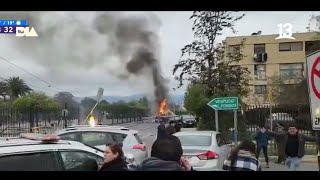 Persecución terminó con balacera y auto incendiado. Tu Día, 2022