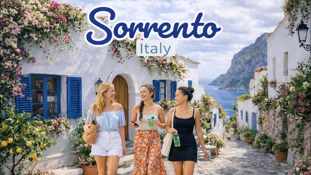 Naples, Italia | SORRENTO | Tour Storico a Piedi 4K
