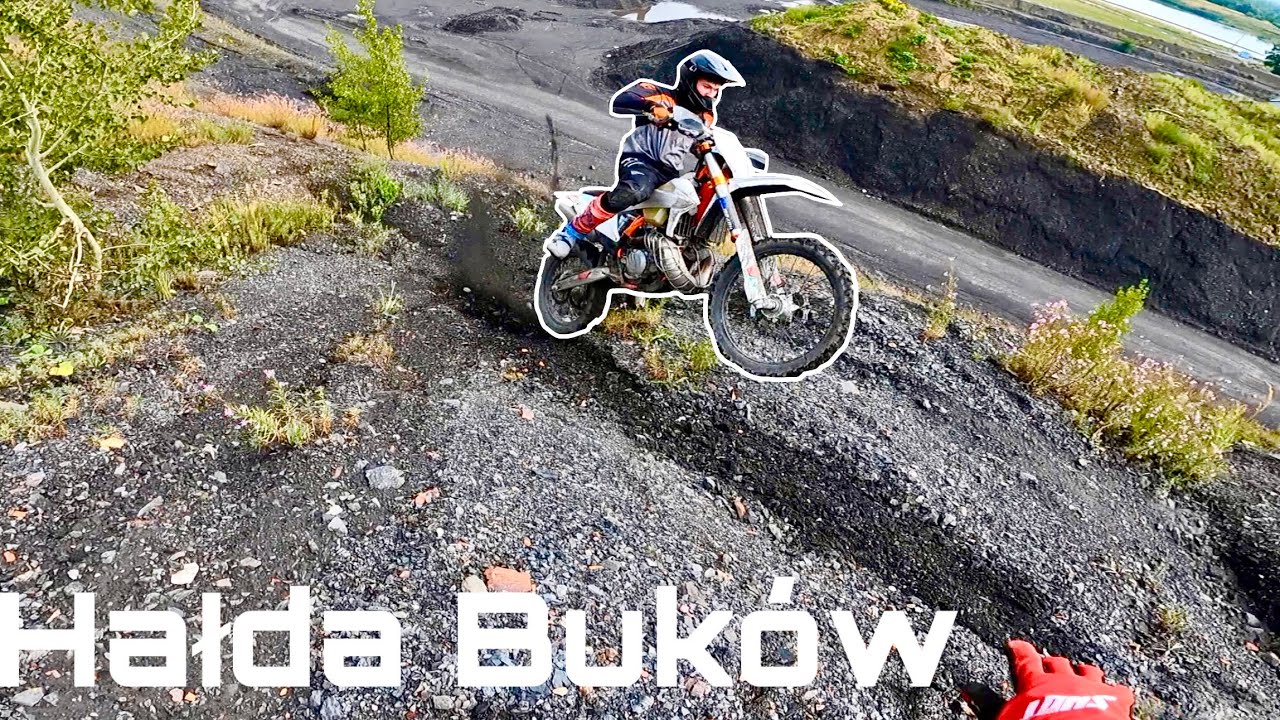 Nowe tereny - hałda Buków | Husqvarna TE 150 2023, KTM EXC 250 2021
